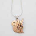 Squirrel Mixed Metal Necklace - Che Cose Belle