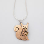 Squirrel Mixed Metal Necklace - Che Cose Belle