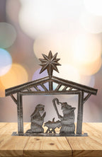 Stable Nativity Metal Art - Che Cose Belle