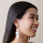 Stacked Stone Earrings - Che Cose Belle