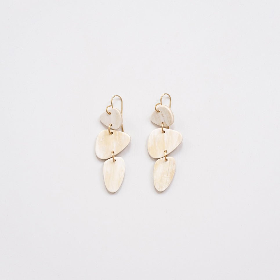 Stacked Stone Earrings - Che Cose Belle