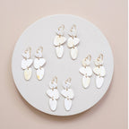 Stacked Stone Earrings - Che Cose Belle
