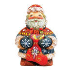 Stacking Surprise Santa Sculpted Hand-Painted Christmas Figurine by G. DeBrekht - Christmas Santa Snowman Decor - 651828 - Che Cose Belle