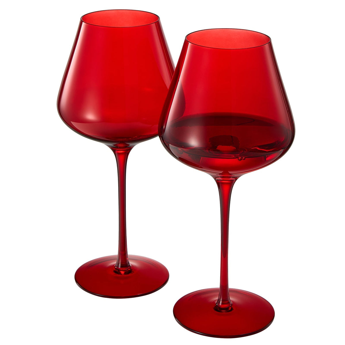 Stagioni Stemmed Wine Glassware, Set of 2, "Holiday" - Che Cose Belle