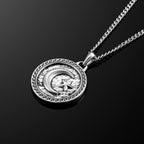 Star & Crescent Amulet - Sterling Silver - Che Cose Belle
