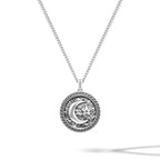Star & Crescent Amulet - Sterling Silver - Che Cose Belle
