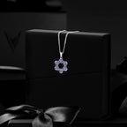 Star Of David Pendant - Sapphire - Che Cose Belle