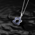 Star Of David Pendant - Sapphire - Che Cose Belle