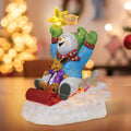 Star Powered Snow Boy Lighted Figurine - Che Cose Belle