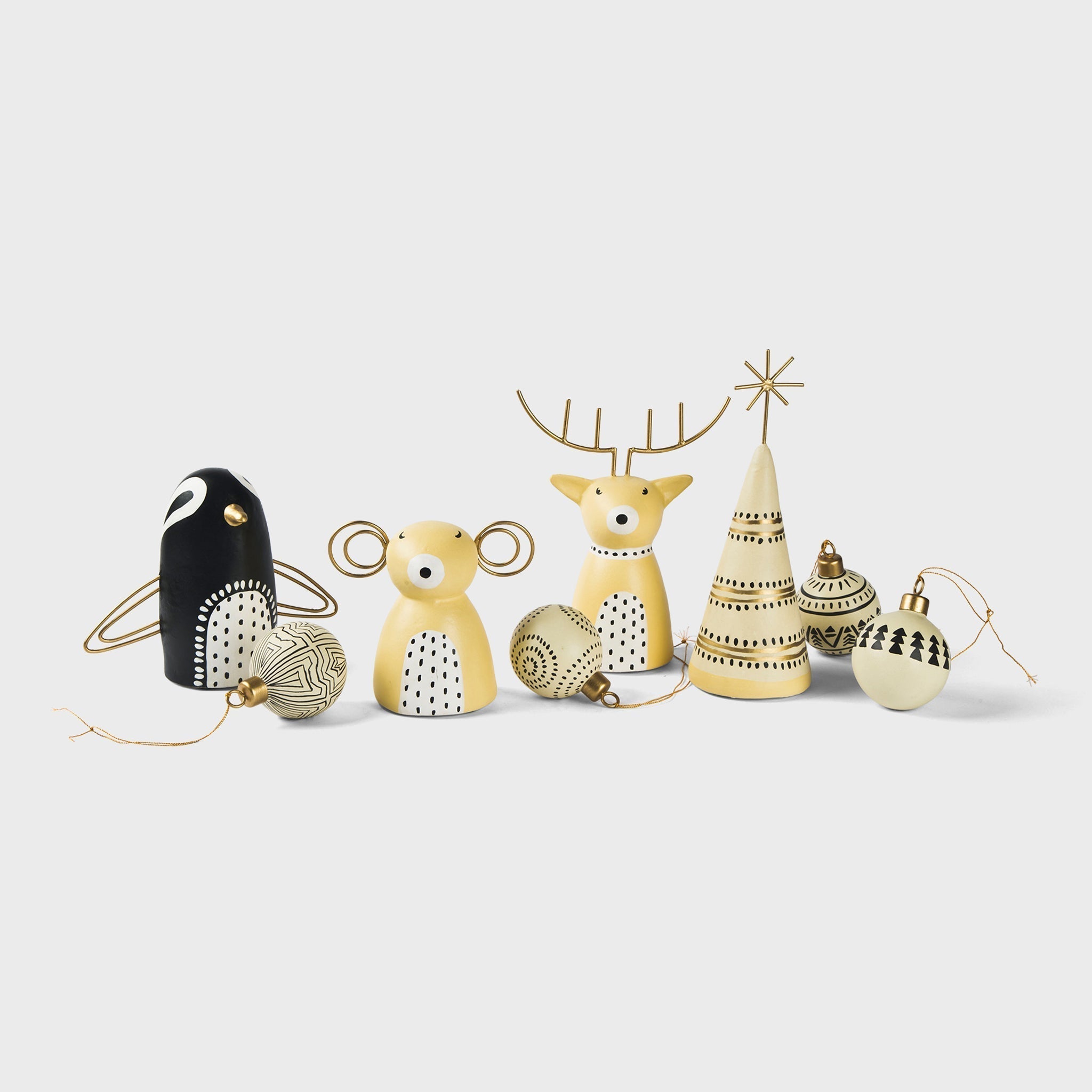 Star-Topped Christmas Tree Figurine - Che Cose Belle