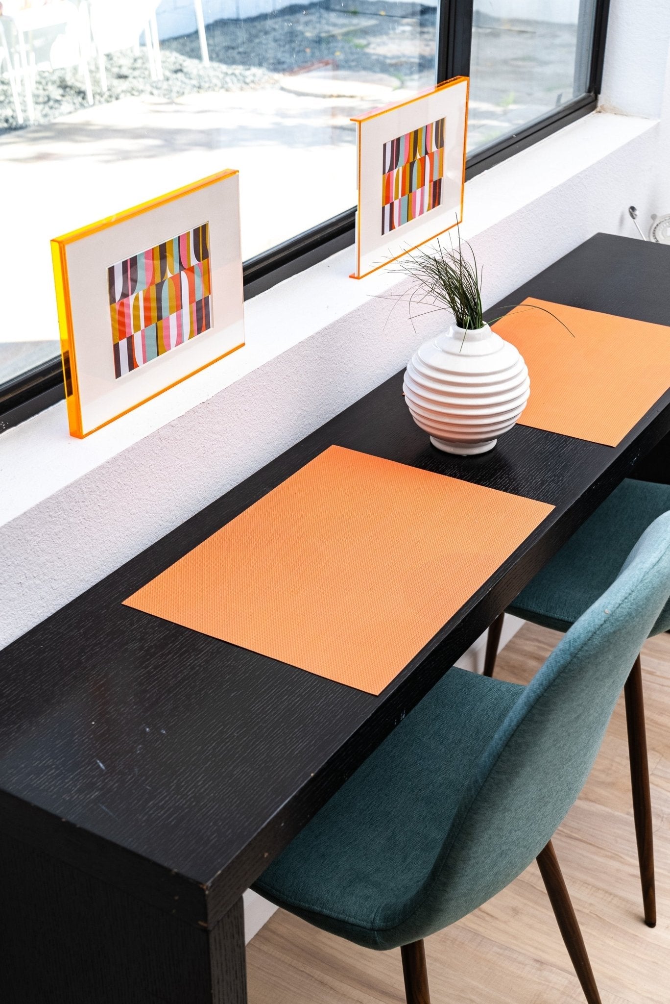 Starburst double - sided Woven Placemat - set of 4 - Che Cose Belle