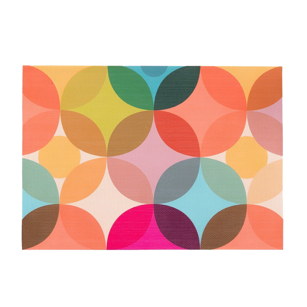 Starburst double - sided Woven Placemat - set of 4 - Che Cose Belle