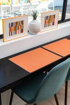 Starburst double - sided Woven Placemat - set of 4 - Che Cose Belle