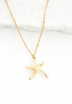 Starfish Hope Necklace in Gold - Che Cose Belle