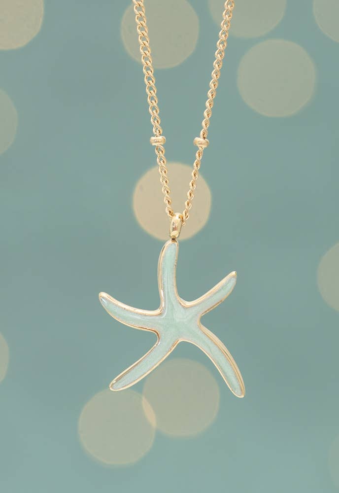 Starfish Hope Necklace in Gold - Che Cose Belle