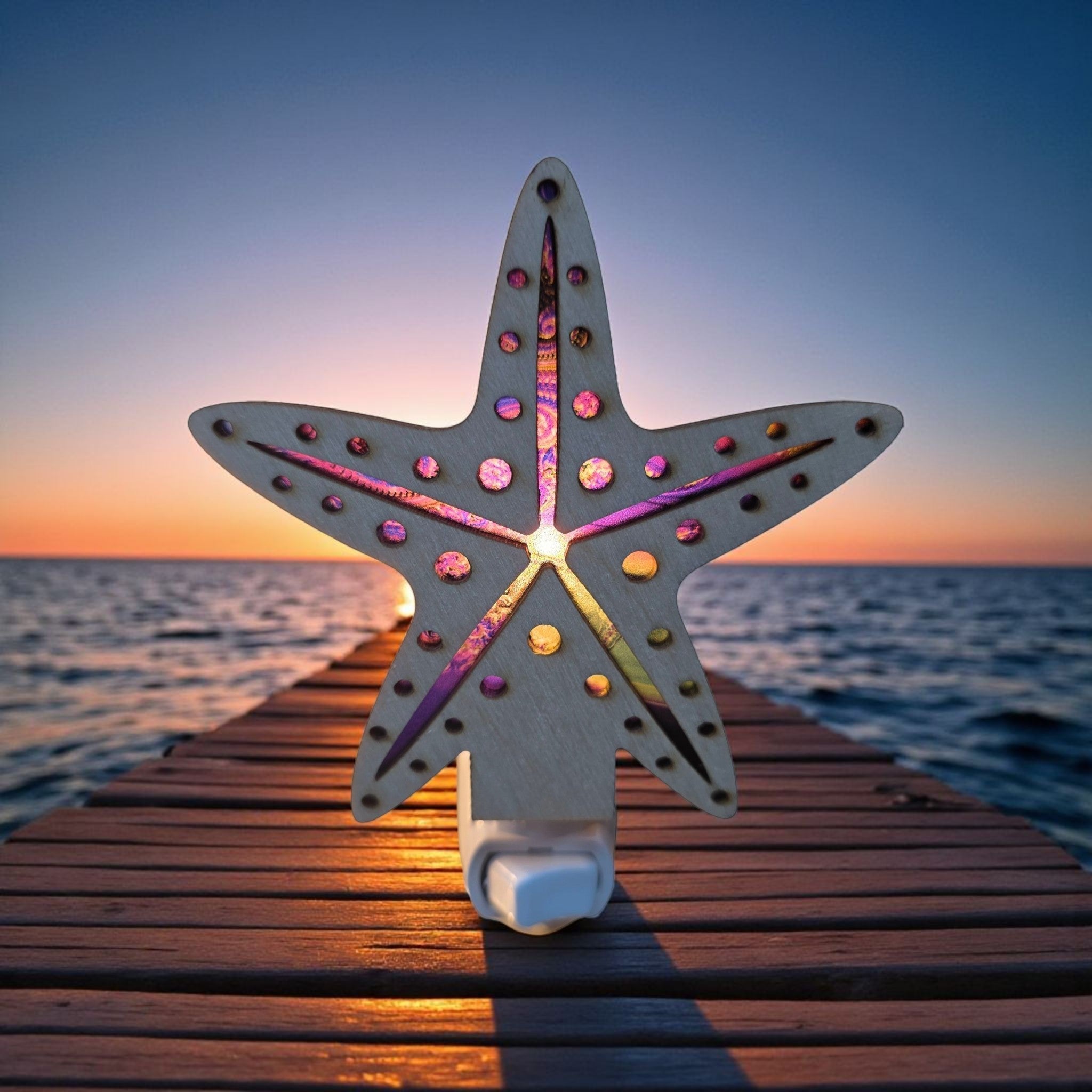 Starfish LED Nightlight - Tropical Coastal Beach Decor Night Light - Che Cose Belle