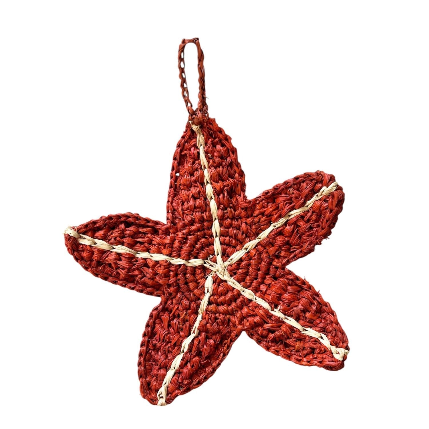 Starfish Raffia Keyring - Che Cose Belle