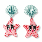 Starfish Starlet Earrings by Miss Fluff x Lipstick & Chrome - Che Cose Belle