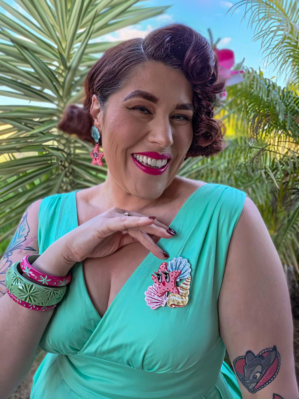 Starfish Starlet Earrings by Miss Fluff x Lipstick & Chrome - Che Cose Belle