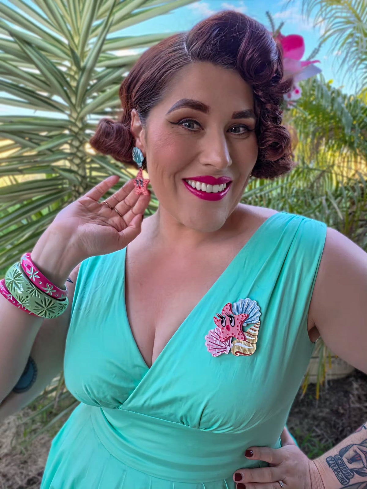 Starfish Starlet Earrings by Miss Fluff x Lipstick & Chrome - Che Cose Belle