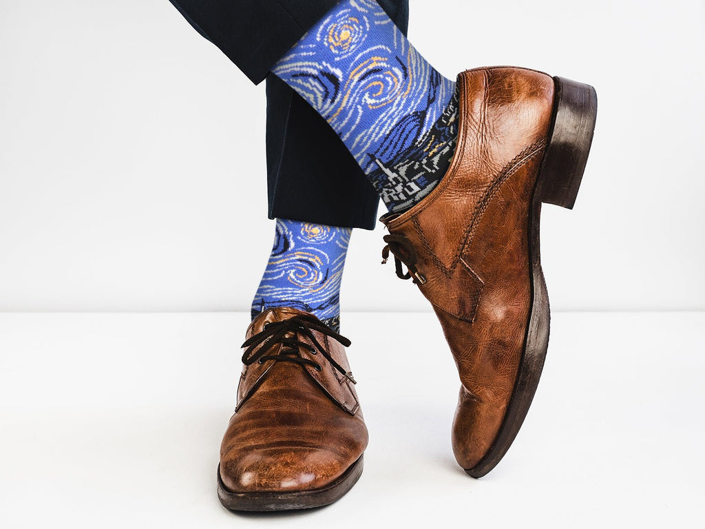Starry Night by Van Gogh Art Socks - Comfy Cotton for Men & Women - Che Cose Belle