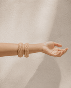 Statement Flat Weave Bangle - Che Cose Belle