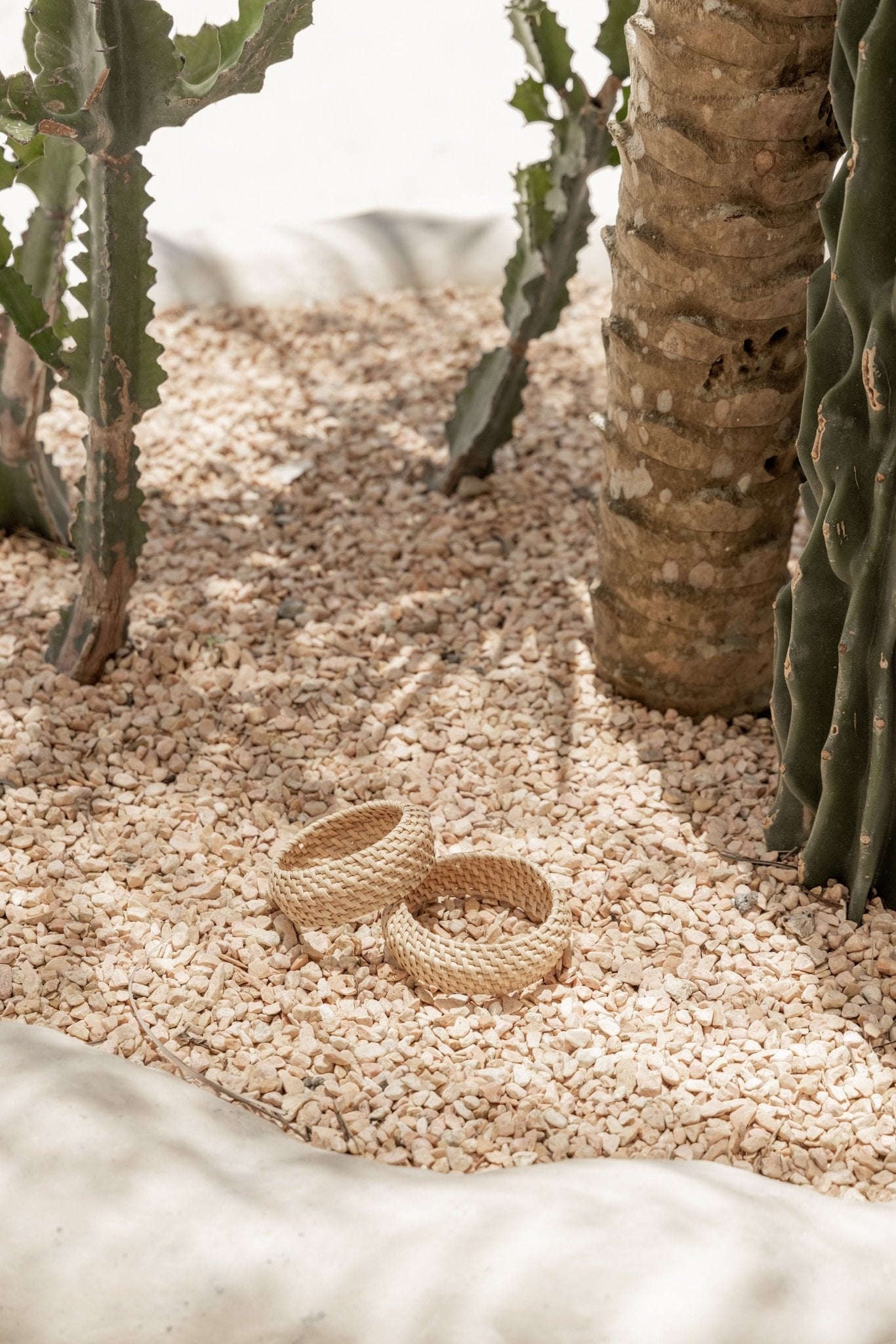 Statement Flat Weave Bangle - Che Cose Belle
