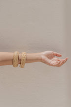 Statement Flat Weave Bangle - Che Cose Belle
