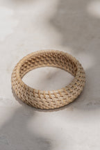 Statement Flat Weave Bangle - Che Cose Belle