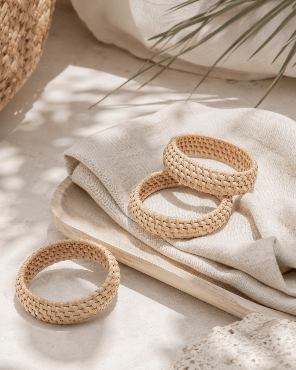 Statement Flat Weave Bangle - Che Cose Belle