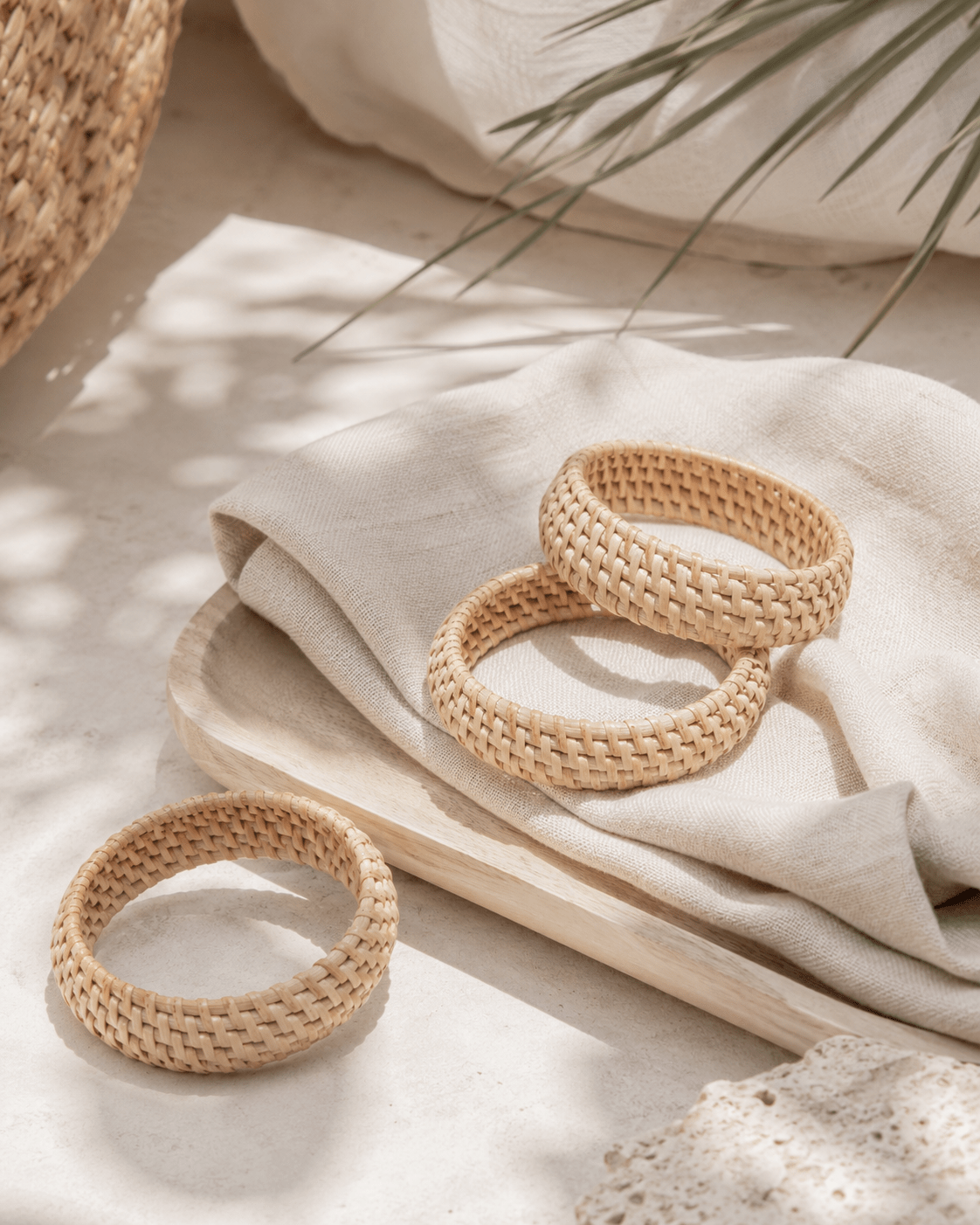 Statement Flat Weave Bangle - Che Cose Belle