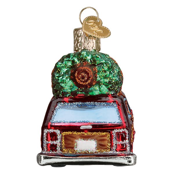 Station Wagon With Tree Ornament - Che Cose Belle