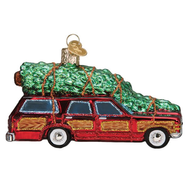 Station Wagon With Tree Ornament - Che Cose Belle