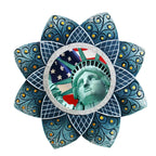 Statue of Liberty Sculpted Hand-Painted Christmas Ornament by G. DeBrekht - American Christmas Decor - 6103401 - Che Cose Belle