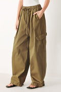 STAY IN MOTION WOVEN BARREL PANTS - Che Cose Belle