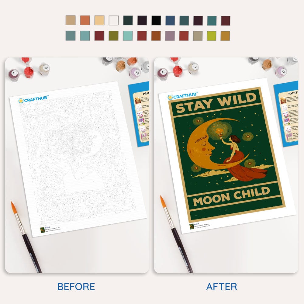 Stay Wild - Paint By Numbers Kit - Che Cose Belle