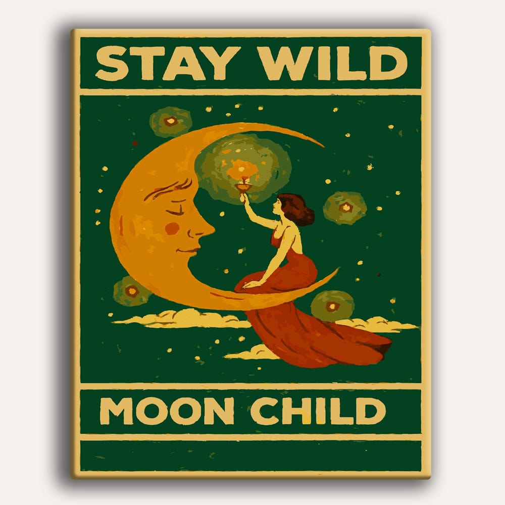 Stay Wild - Paint By Numbers Kit - Che Cose Belle