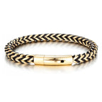 Steel Edge Braided Men's Bracelet - Che Cose Belle