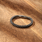 Steel Edge Braided Men's Bracelet - Che Cose Belle