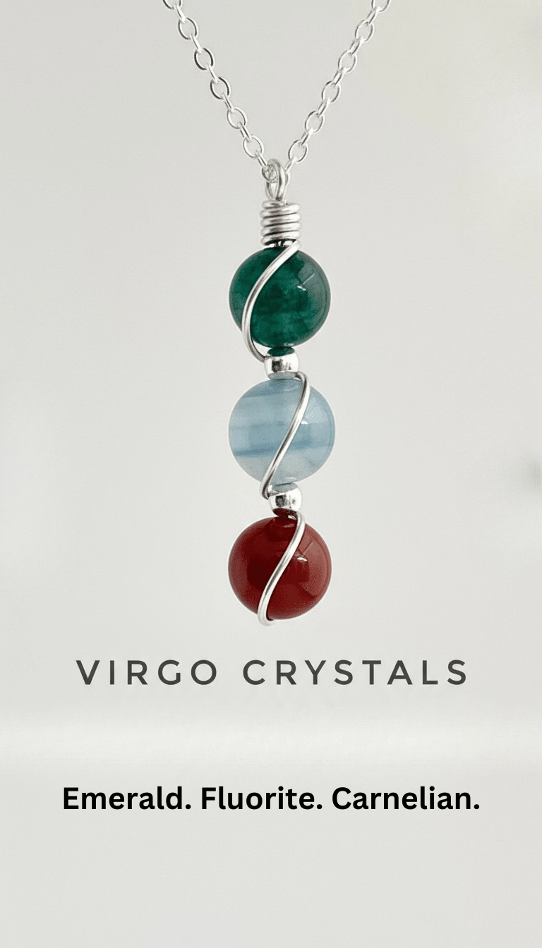 Sterling Silver Wire Wrapped Zodiac Stone Assistance Necklace - Che Cose Belle