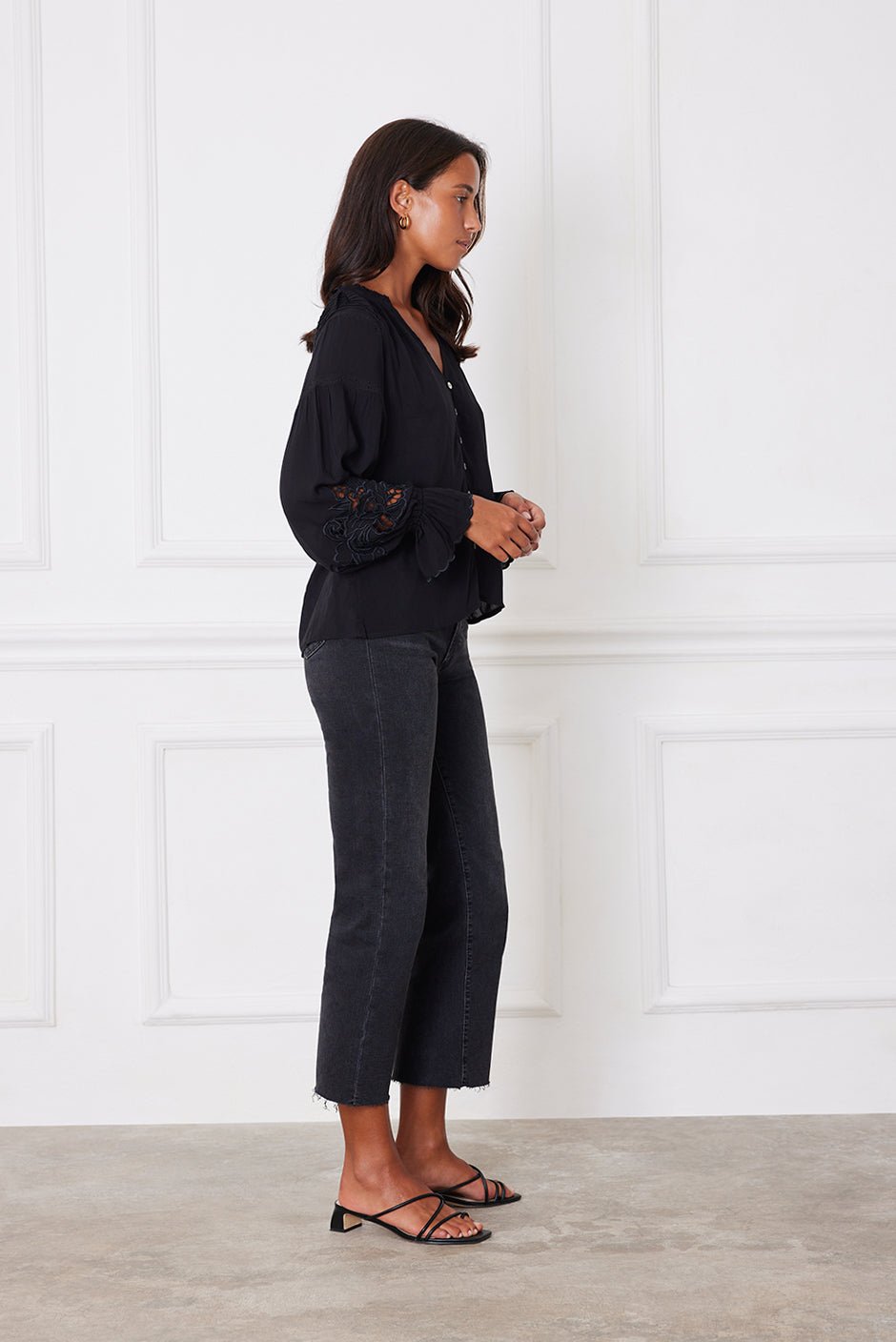 Stevie Blouse in Black - Che Cose Belle