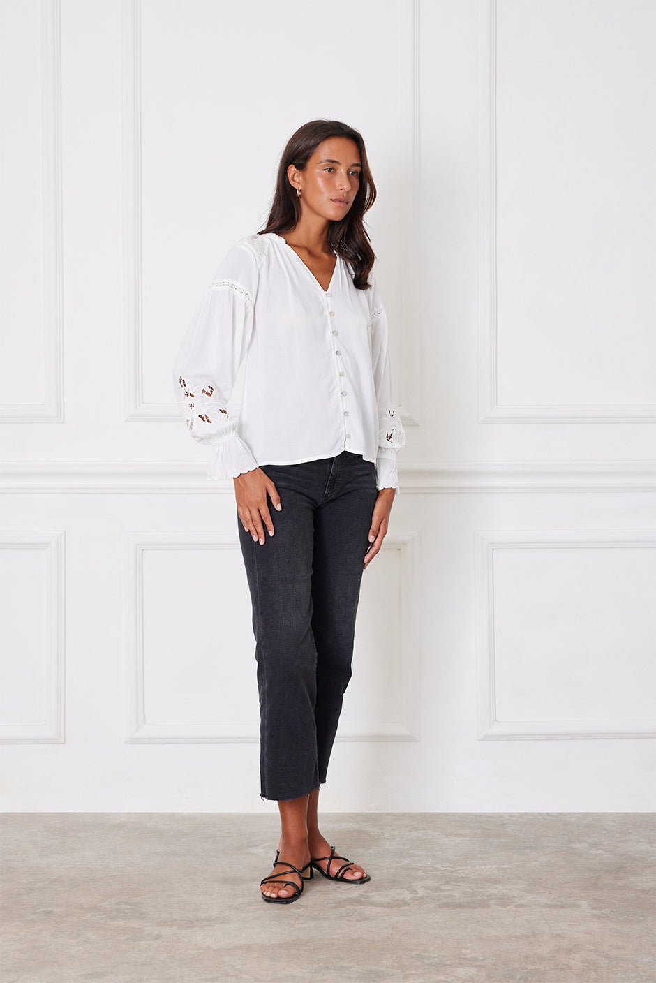 Stevie Blouse in Off White - Che Cose Belle