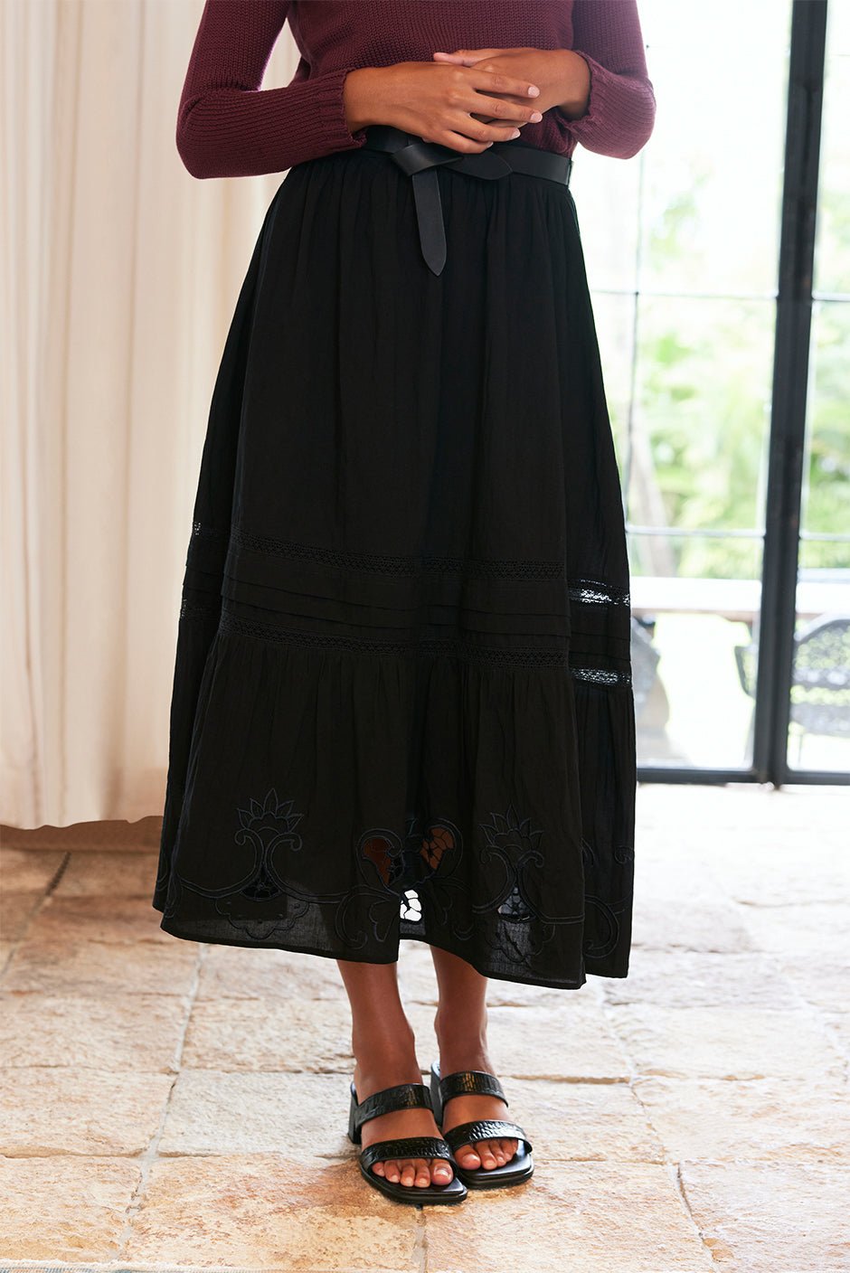 Stevie Skirt in Black - Che Cose Belle