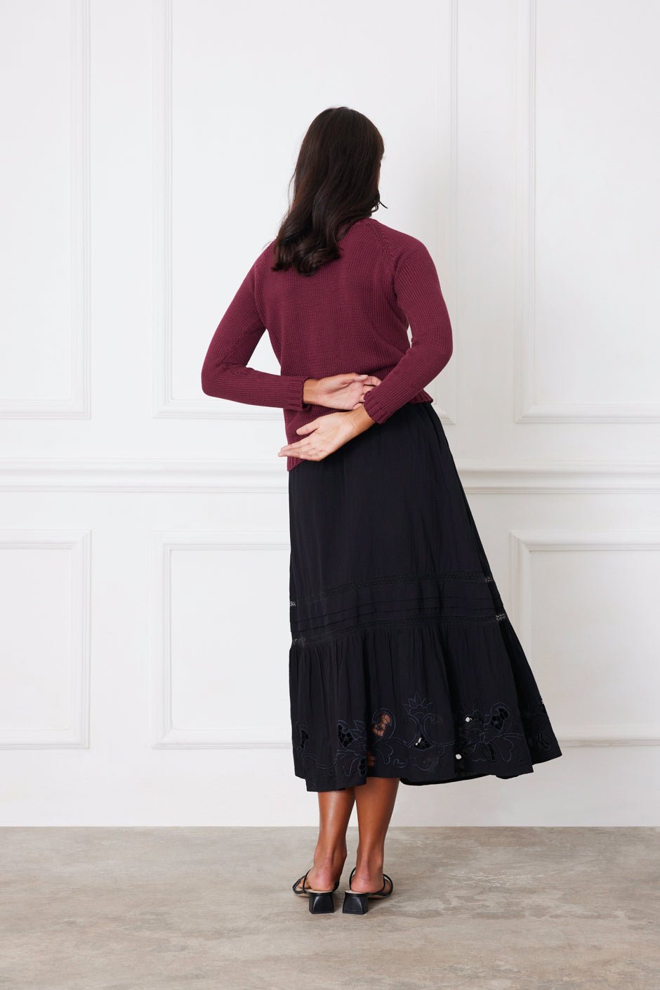 Stevie Skirt in Black - Che Cose Belle