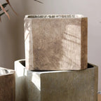 StoneGrain Square Planter - Che Cose Belle