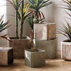 StoneGrain Square Planter - Che Cose Belle