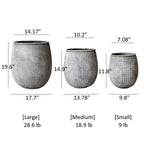 StoneNest Textured Planter - Che Cose Belle