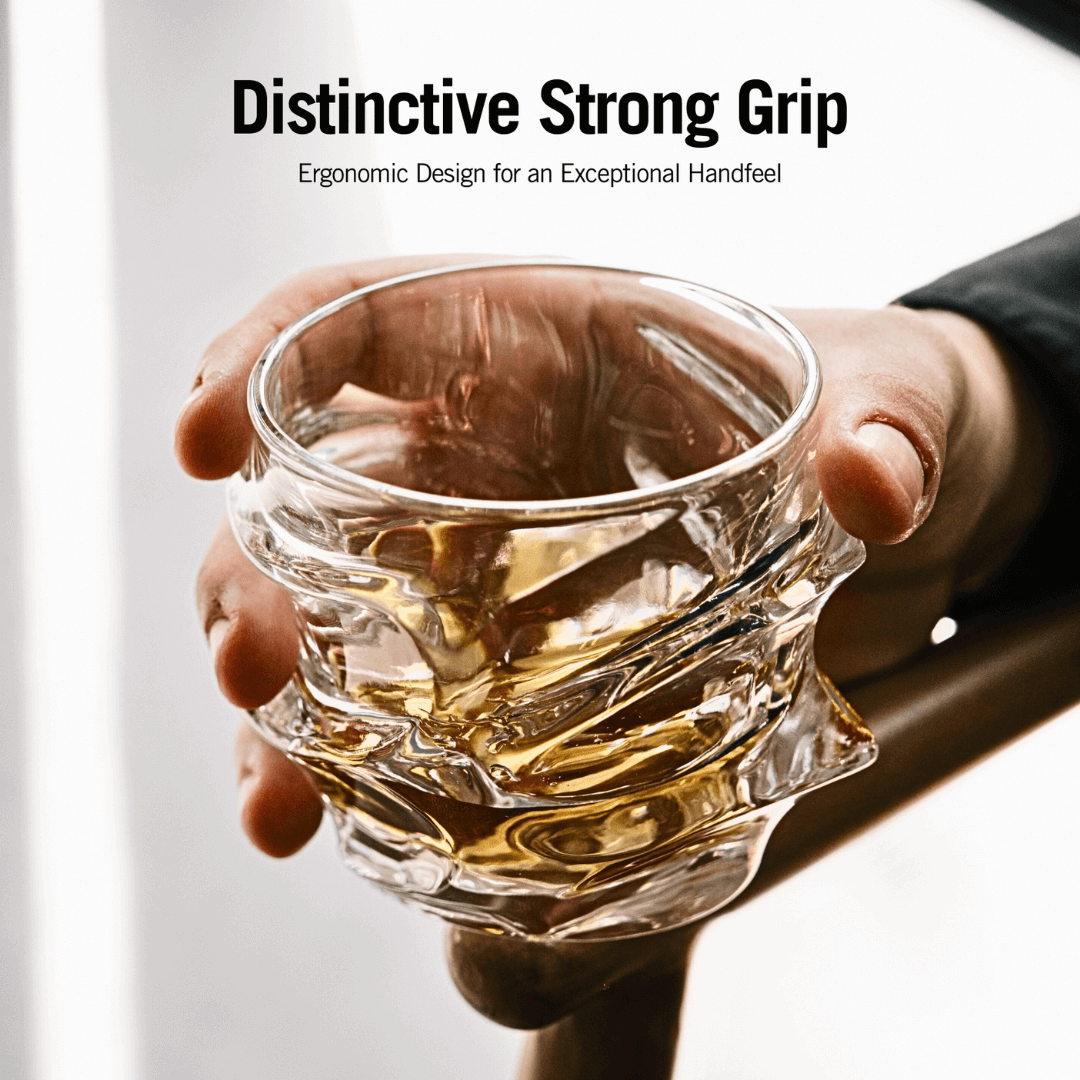 Storm Japanese Crystal Whisky Glass - Che Cose Belle