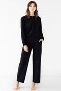 Straight Leg Pants in Pima Cotton - Che Cose Belle