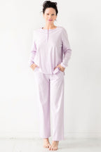 Straight Leg Pants in Pima Cotton - Che Cose Belle